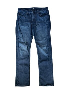 PAIGE Federal Men’s Jeans 32 Dark Wash Slim Straight Stretch Denim Made USA